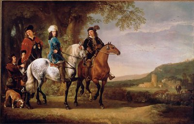 Les nobles hollandais à cheval - Aelbert Cuyp