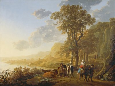 La fuite en Égypte - Aelbert Cuyp