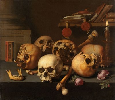 Nature morte de Vanits - Aelbert Jansz. van der Schoor