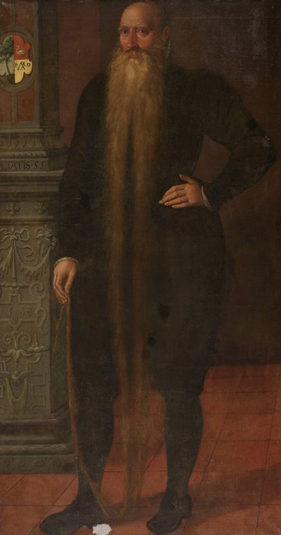 Portrait de Pieter Dircksz, dit Longue Barbe, membre du conseil de la Chambre des Orphelins à Edam - Aert Pietersz. (attributed to)