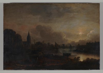 Paysage au clair de lune - Aert van der Neer