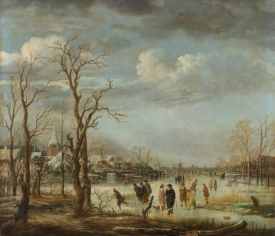 Vue de rivière en hiver, 1630-60 - Aert van der Neer