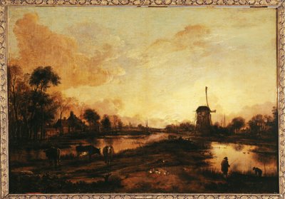 Coucher de soleil sur l
