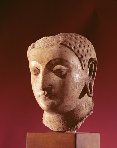 Tête de Bouddha, c.5ème siècle - Afghan School