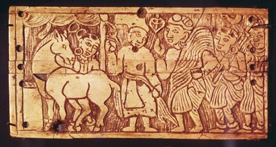 Histoire du Mangala-asva du Roi de Bénarès, de Begram - Afghan School