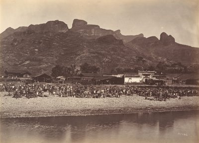 Marché aux canards, vers 1869 - Afong Lai