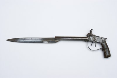 Pistolet à percussion à double canon, c.1840 - African