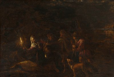 La fuite en Égypte - after Jacopo Bassano