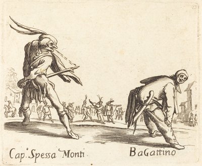 Cap. Spessa Monti et Bagattino - After Jacques Callot