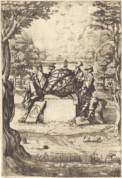 Frontispice pour la Cosmologia Sacrée - After Jacques Callot