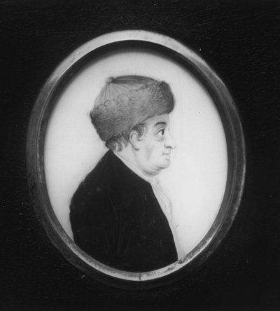 Plaque portrait de Benjamin Franklin, 1776-1883 - After Jean Baptiste Nini