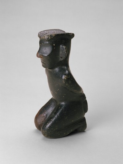 Figure agenouillée, Chine, probablement province du Sichuan, fin du 2e millénaire av. J.-C. - Age Bronze