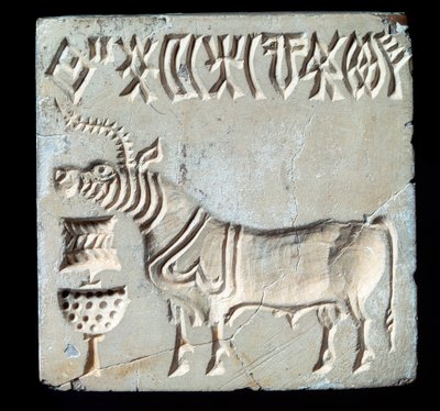 Sceau en pierre, de Mohenjo-daro, 26e-25e siècle av. J.-C. (Âge du bronze) - Age Bronze