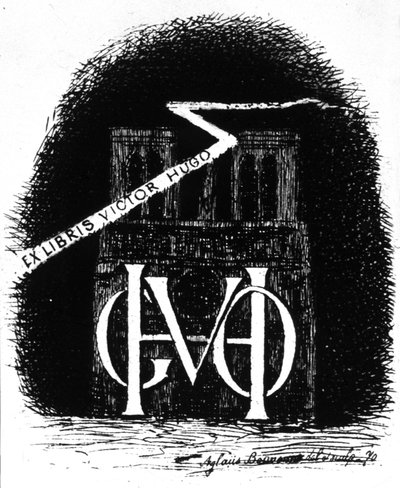 Ex-libris de Victor Hugo - Aglaüs Bouvenne