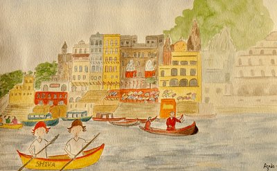 Le Voyage, Varanasi, 2015 - Agnes Girardon