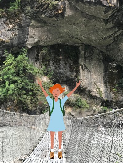 Marcher sur un pont - Agnes Girardon