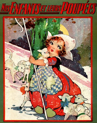 Une petite bergère, c.1920 (illustration) - Agnes Richardson