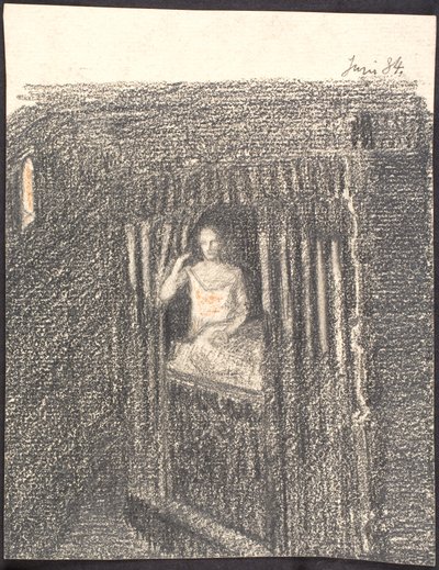 Femme dans une alcôve - Agnes Slott Møller