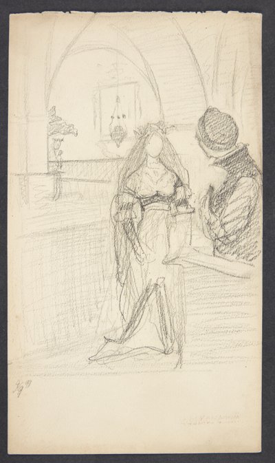 Esquisse pour "Agnete" - Agnes Slott Møller