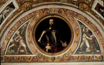 Portrait de Cosimo I de Médicis, Grand-Duc de Toscane et père de Francesco I - Agnolo (after) Bronzino