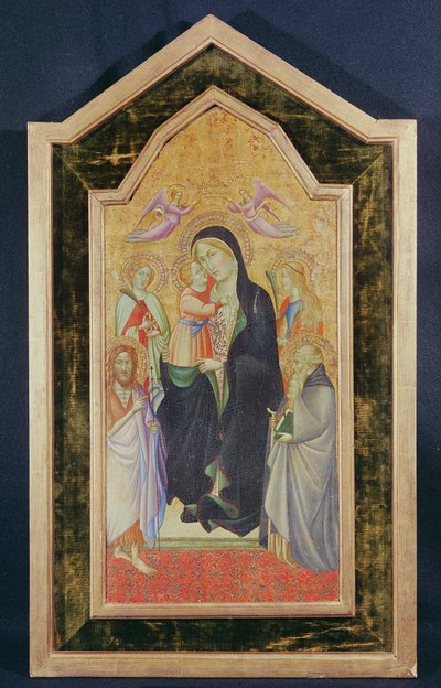 Madone et Enfant en majesté - Agnolo Gaddi