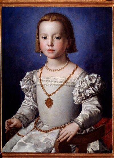 Portrait de Maria de Médicis - Agnolo Bronzino