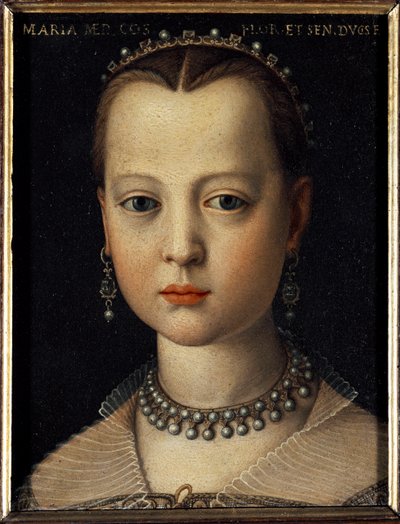 Portrait de Marie de Médicis, fille de Cosme Ier de Toscane - Agnolo Bronzino