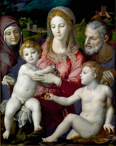 La Sainte Famille avec Sainte Anne et l