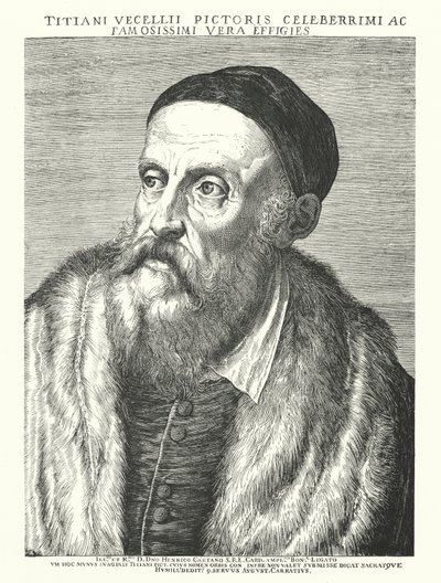 Titien, artiste de la Renaissance italienne - Agostino (after) Carracci