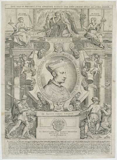 Carlo Borromeo - Agostino Carracci