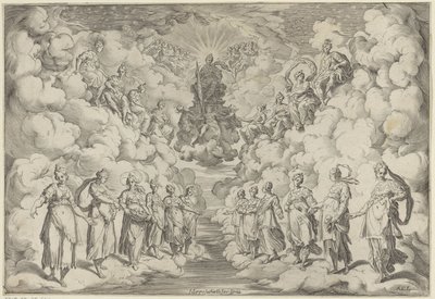 Harmonie des sphères - Agostino Carracci