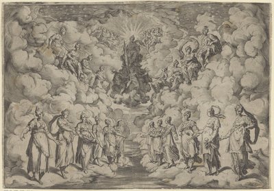 Harmonie des sphères - Agostino Carracci