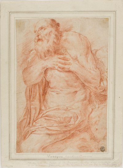Saint Jérôme - Agostino Carracci