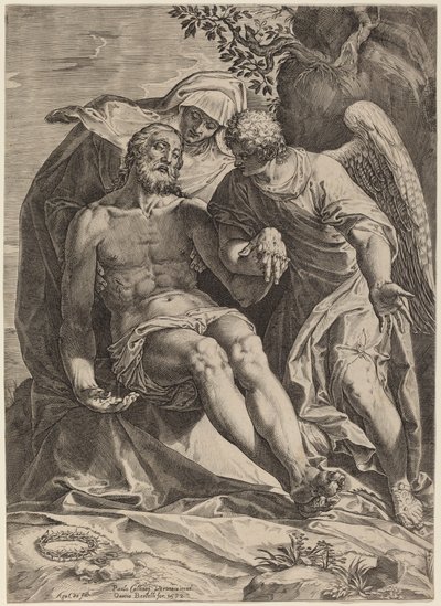 Pietà - Agostino Carracci after Veronese
