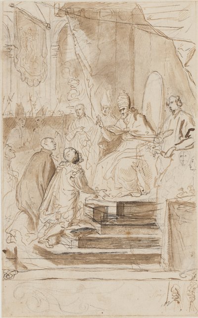 La canonisation de Saint Ignace de Loyola - Agostino Masucci