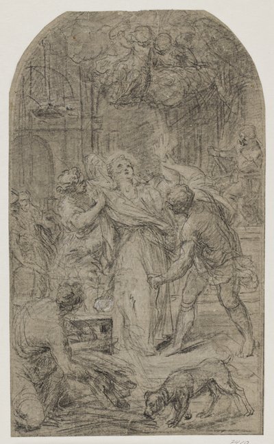 Le martyre de Saint Laurent - Agostino Masucci