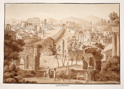 Forum Romanum, 1833 - Agostino Tofanelli