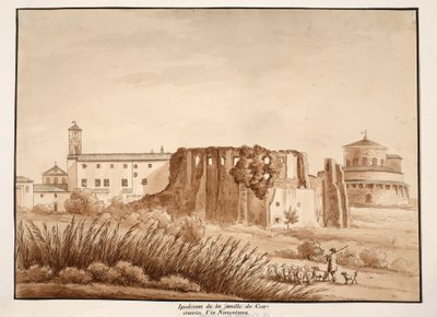 Hippodrome de la famille de Constantin, Via Nomentana, 1833 - Agostino Tofanelli
