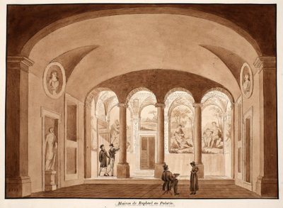 Maison de Raphaël sur le Palatin, 1833 - Agostino Tofanelli
