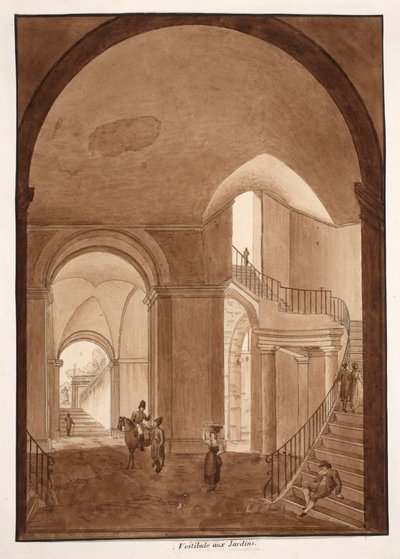 Vestibule des jardins du Palazzo Caetani all