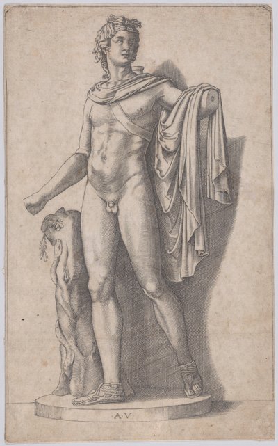 Apollon, vers 1514-1536 - Agostino Veneziano