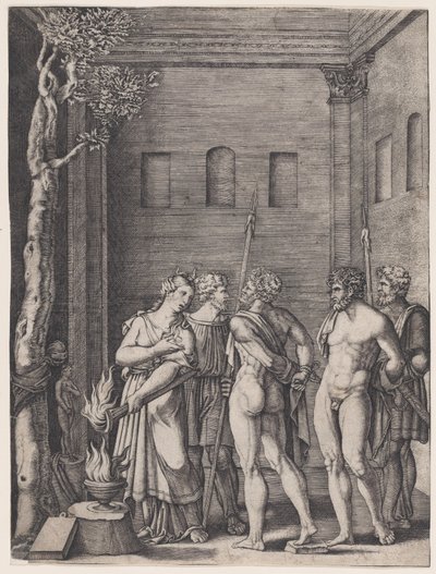 Iphigénie, vers 1514-36 - Agostino Veneziano