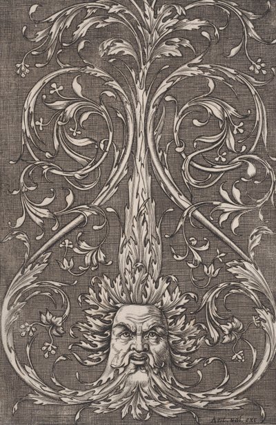 Panneau ornemental, ca. 1514-36 - Agostino Veneziano