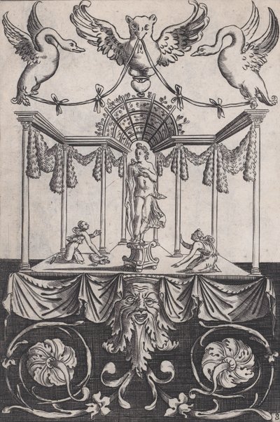 Panneau ornemental - Agostino Veneziano