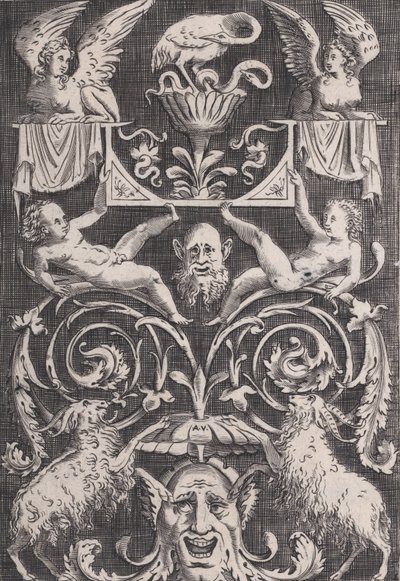Panneau ornemental, vers 1514-36 - Agostino Veneziano