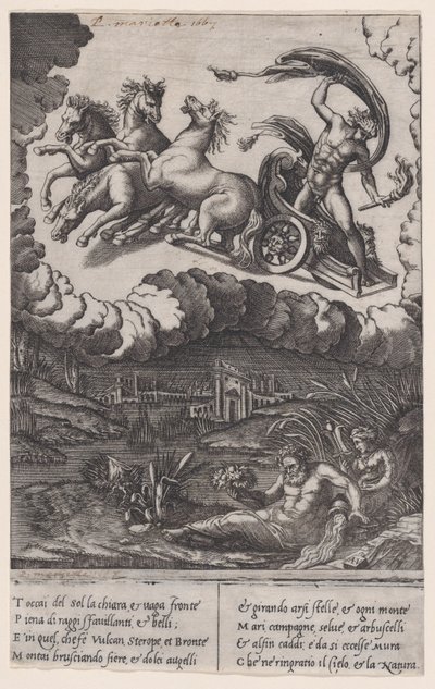 Phaéton, vers 1514-36 - Agostino Veneziano