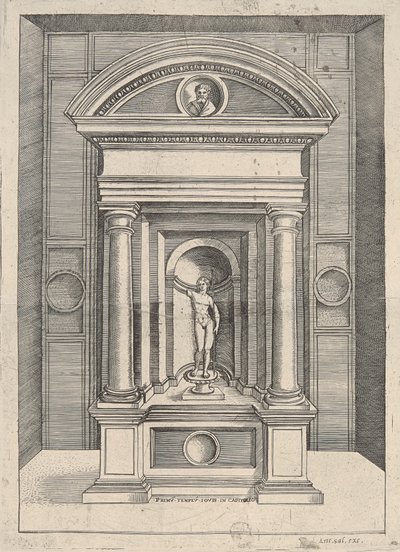 Primum Tenplum Iovis in Capitolio - Agostino Veneziano