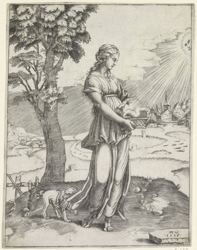 Sibylle de Cumes - Agostino Veneziano