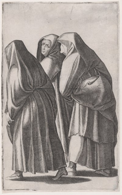 Les trois saintes femmes allant au sépulcre, vers 1514-36 - Agostino Veneziano