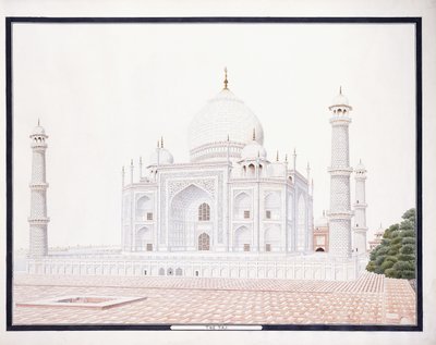 Le Taj, vers 1815 - Agra School